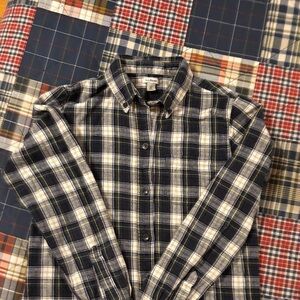 L.L. Bean women’s classic flannel Plaid Shirt